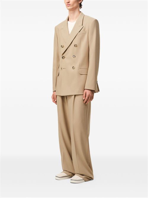 Double-breasted wool jacket AMI PARIS | HBV764WV0194A036